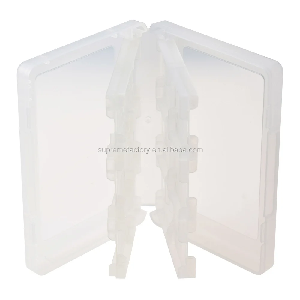 White 28 in 1 Game Card Slot Cartridge Storage Case Box for Nintendo 3DS 3DS XL