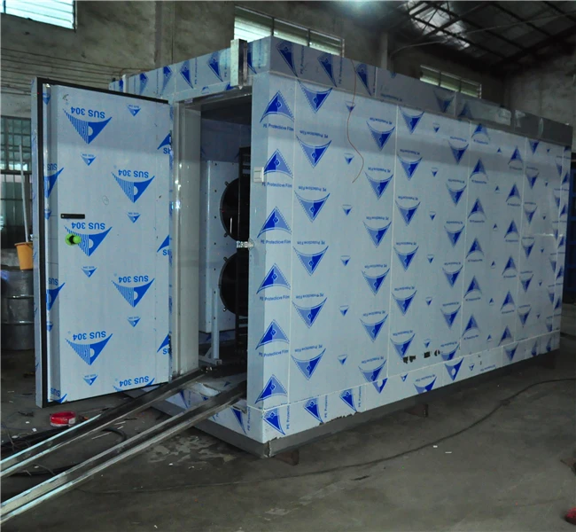 8 Trolley Tunnel Blast Freezer/Shrimp IQF Quick Freezer Machine