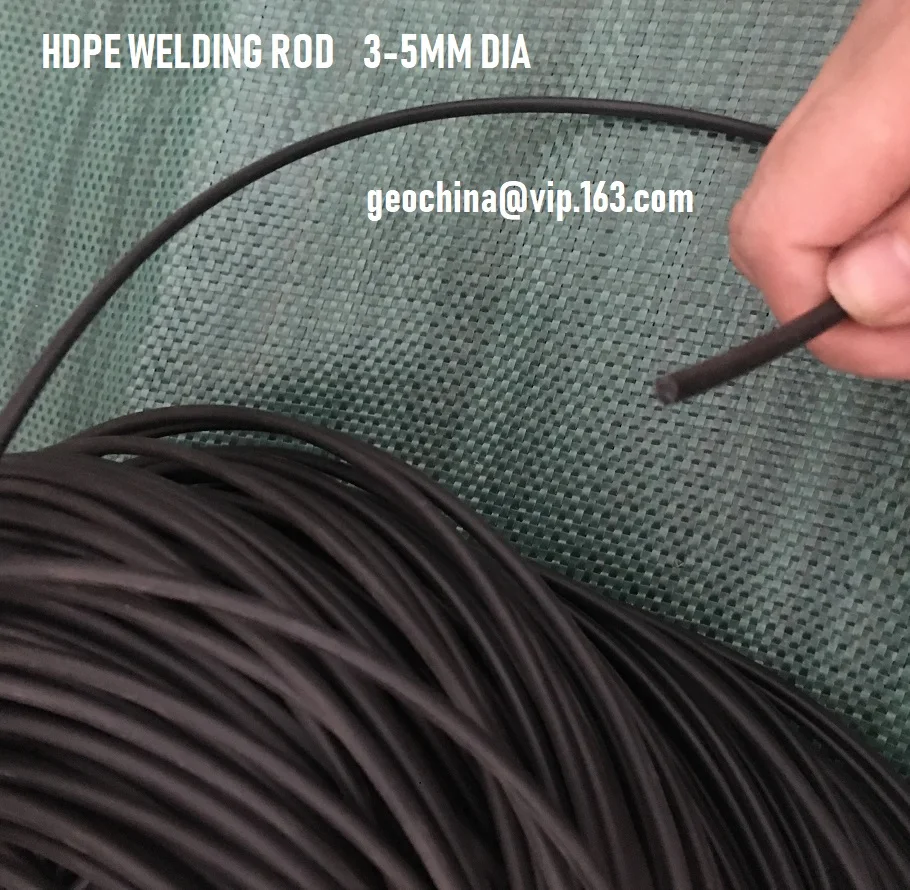 
4mm HDPE welding rod 3-5mm hand extruder use PE soldering wire 