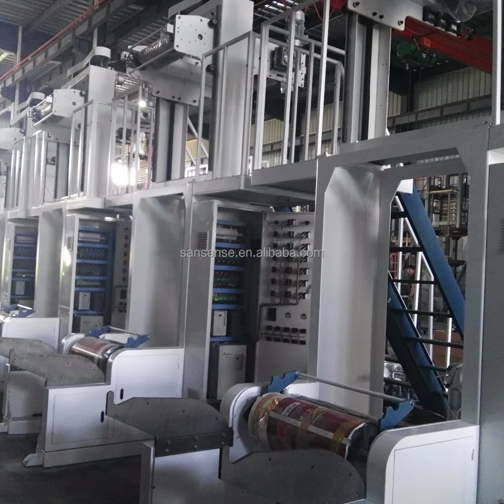 QS-B ПЭ термоусадочная пленка делая машину, пленочная машина ротационная машина для высечки пленки дуя машина Двойная перемоточная Машина Испытание на устойчивость к высокой и низкой плотности