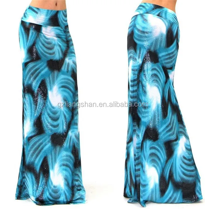Latest skirt design pictures long skirt models long maxi skirt made in china
