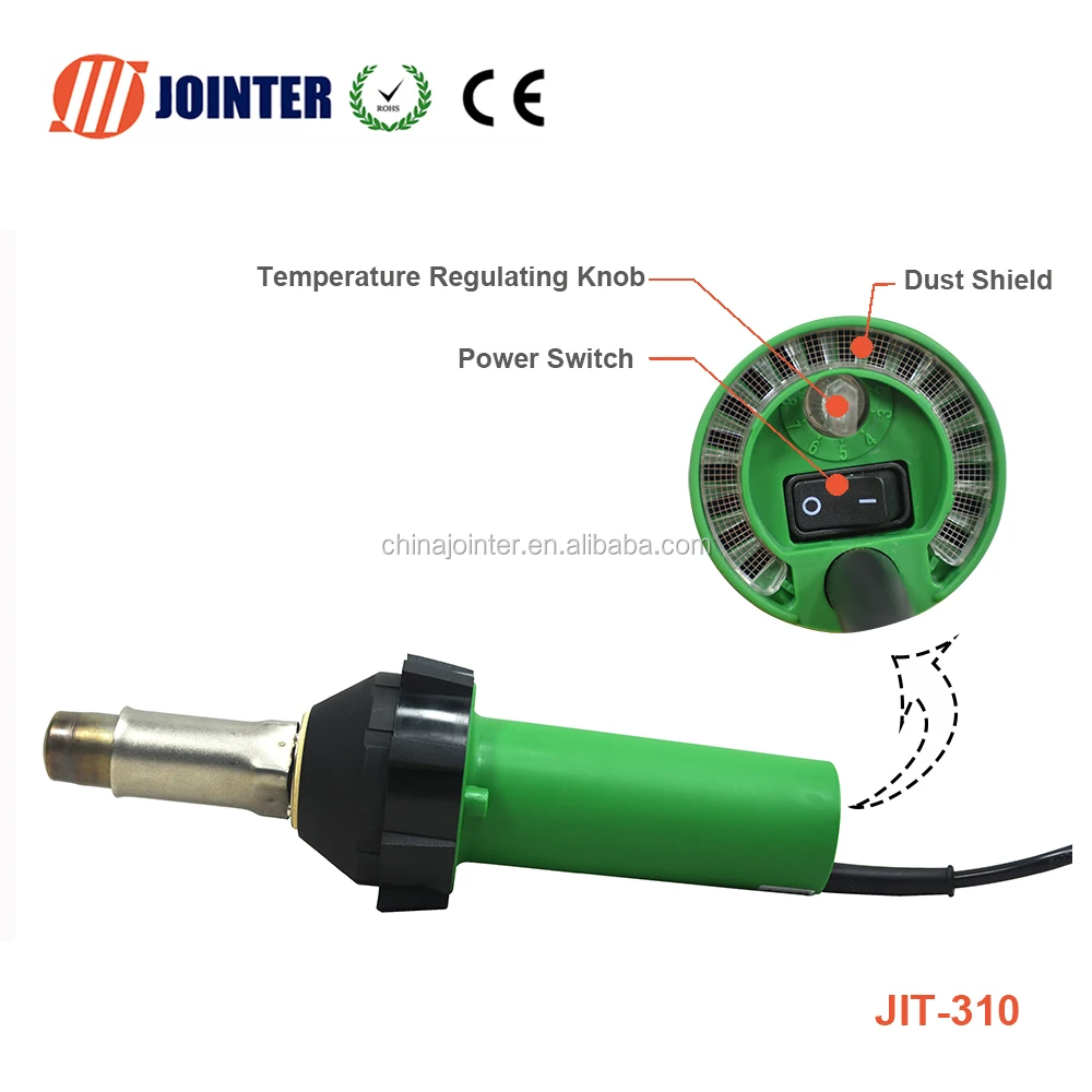 1600W PVC Welding Kit Hand-held Welding Torch Hot Air Plastic Welding Gun