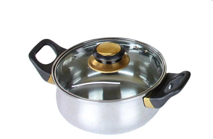 wholesale 12pcs stainless steel kitchen cooking pot cookware sets
