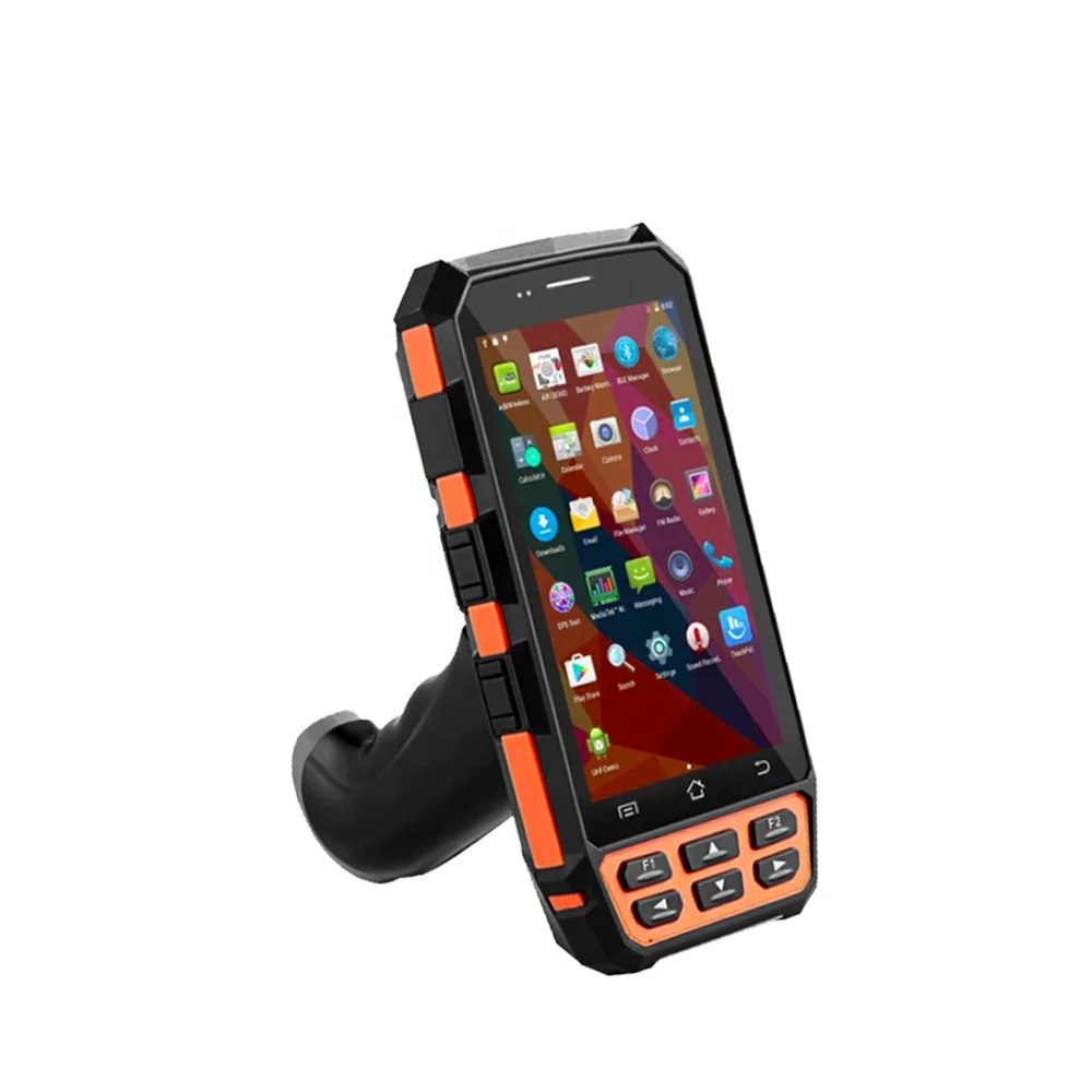 Free SDK USB Fingerprint Screen Touch 13.56mhz HF EID RFID handheld hand held Memory Card Reader Writer IP65 waterproof for wind