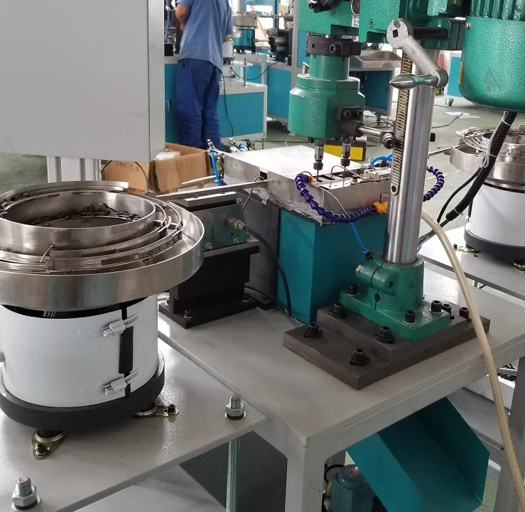 Double head automatic tapping threading machine