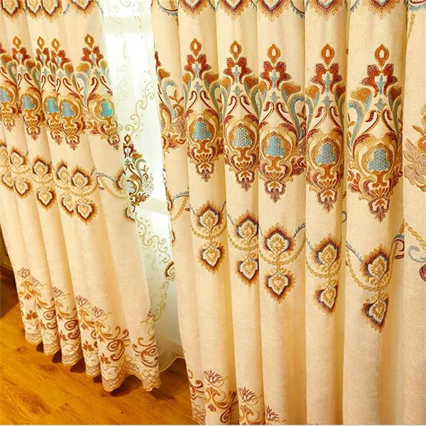 Dubai Curtains Online Window Treatment Living Room Roman Curtain Opening and Closing Curtain 100% Polyester Bead Rope