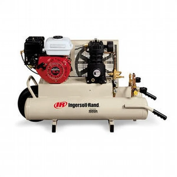 Небольшой портативный воздушный компрессор Ingersoll Rand SS3J5.5GKWB с газовым приводом (тачка), двигатель Kohler 5,5 л.с.
