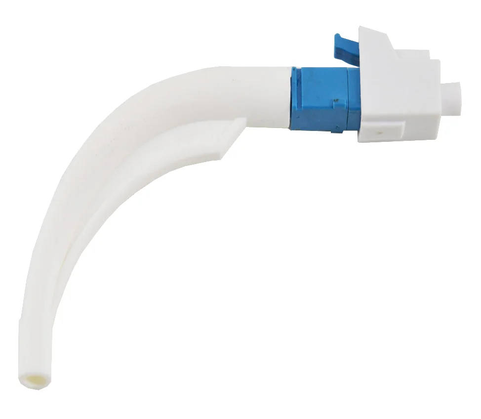 Telecom level 90 Degree Boot LC Fiber Optic Connector