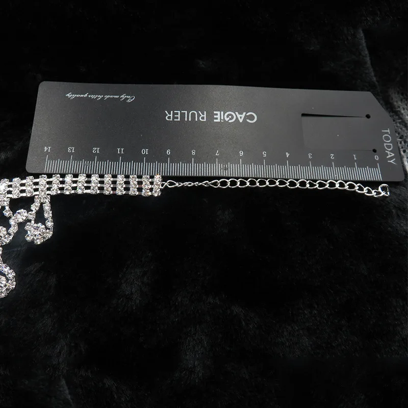 Online Wholesale sandals ankles  rhinestone jewelry foot chain G0015