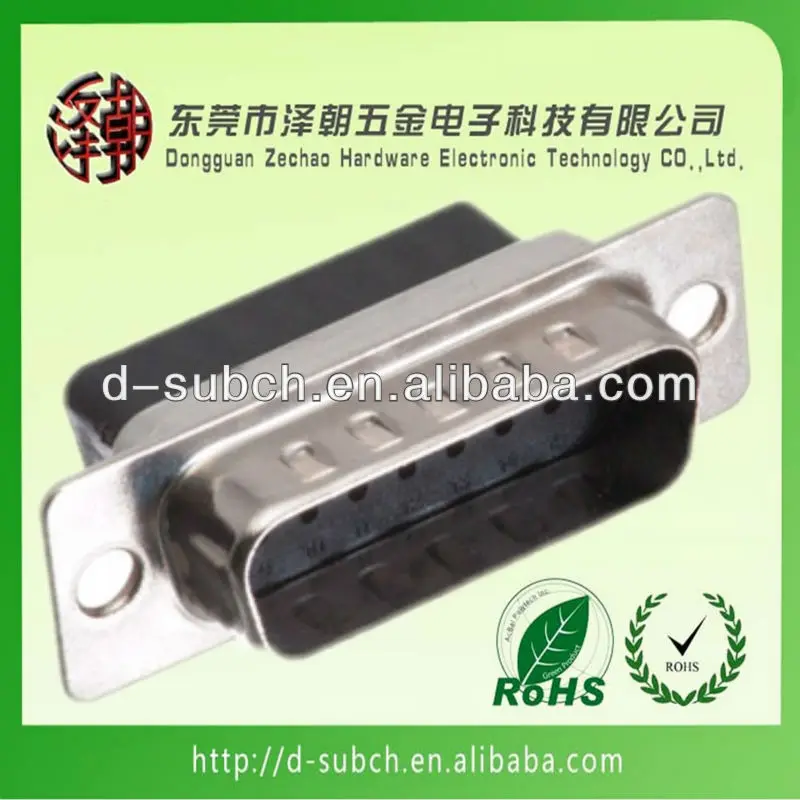 D-sub разъем бд 15p муёчина обёимного