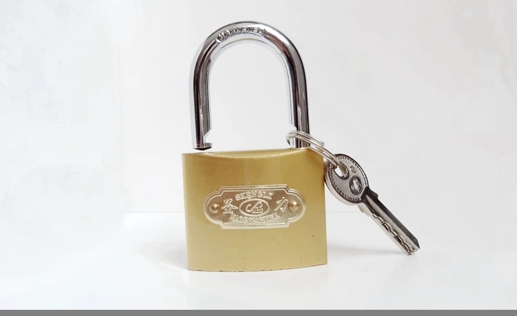 high quality imitate brass arc type padlock