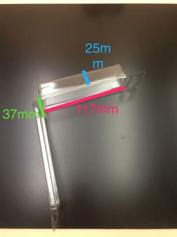 Different transparent PET fresh herb blister tray plastic clamshells