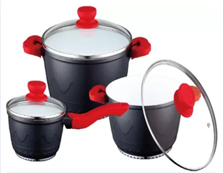 Итальянская посуда из нержавеющей стали, 6 шт.