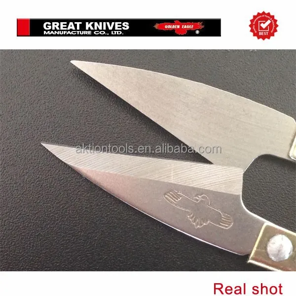 
Wholesale Golden Eagle Yarn Scissors Golden handle 12+1 Thread Cutter with the Best Quality 