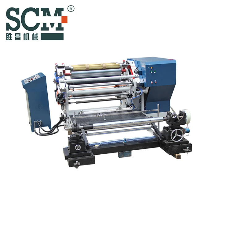 
Cutting and rewinding machine BOPP PET PE PVC narrow strip cutting and rewinding 