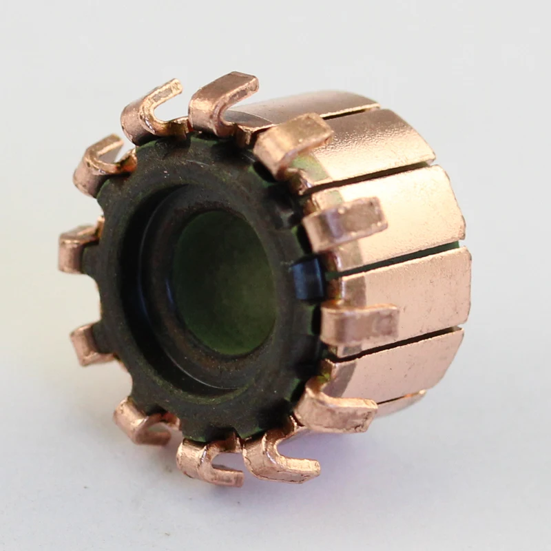 DC motor commutator for electric drill