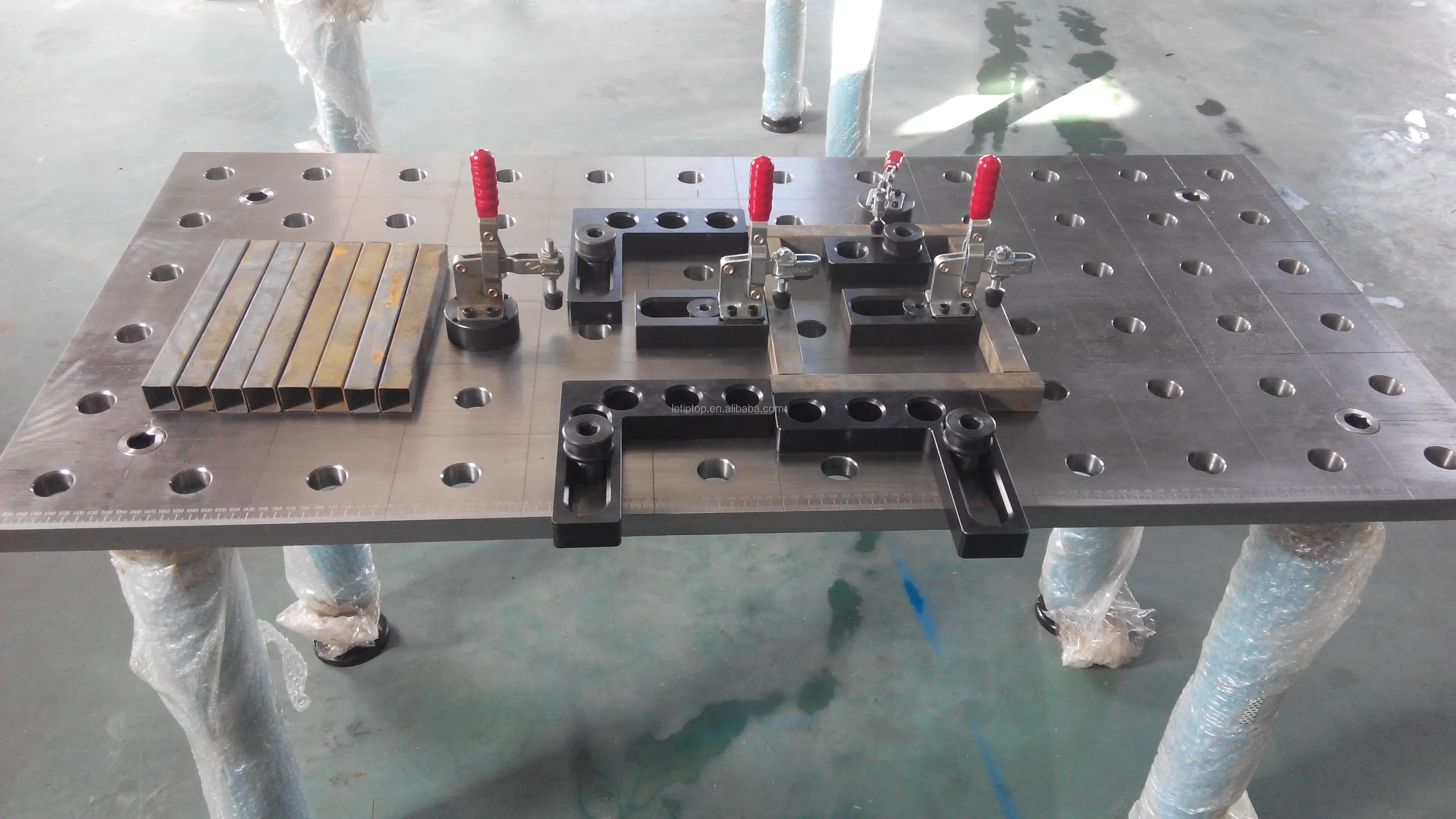 Quality guaranteed China LETIPTOP black coating Robot 3D welding table