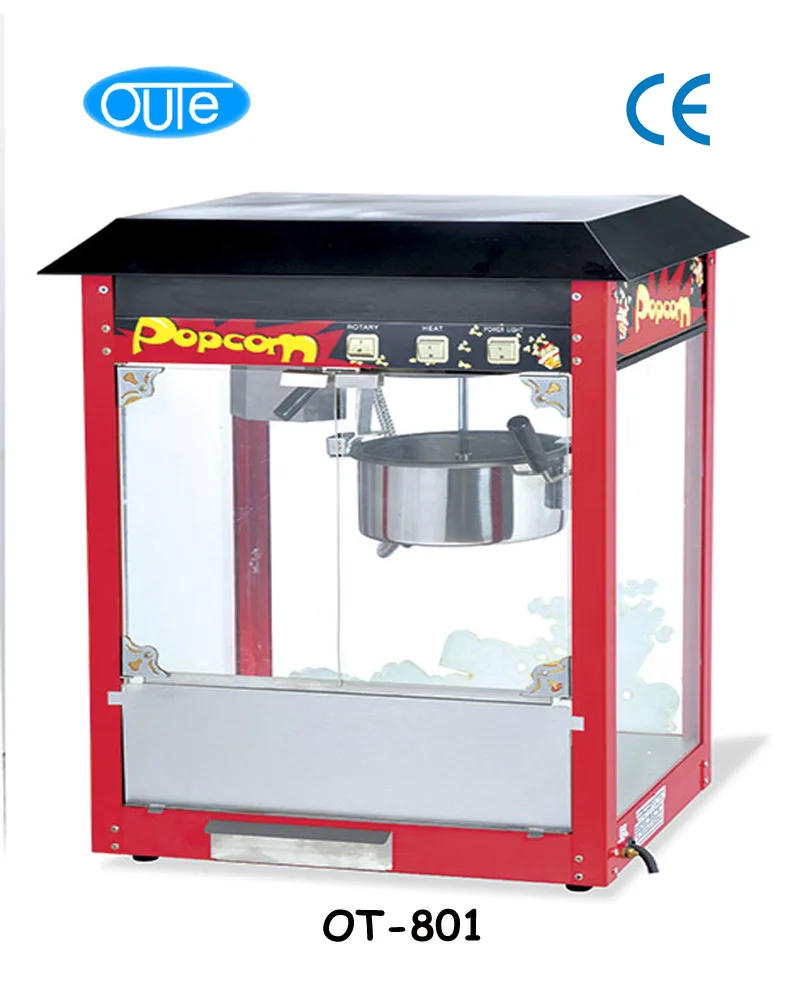 High quality commercial automatic Electric counter top 16-Oz popcorn packaging machine with popcorn popper(OT-166)