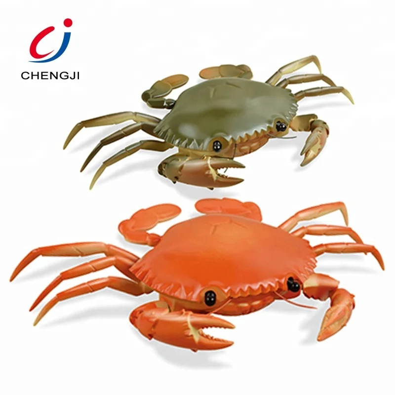 Novelty Children Plastic Battery Sea Animal Model Rc Crab Toy