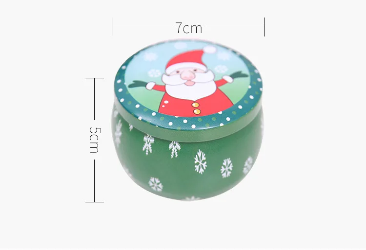 Christmas Decorations Santa Claus Snowman Iron Christmas Ball Pendant Gift Box Candy Jar