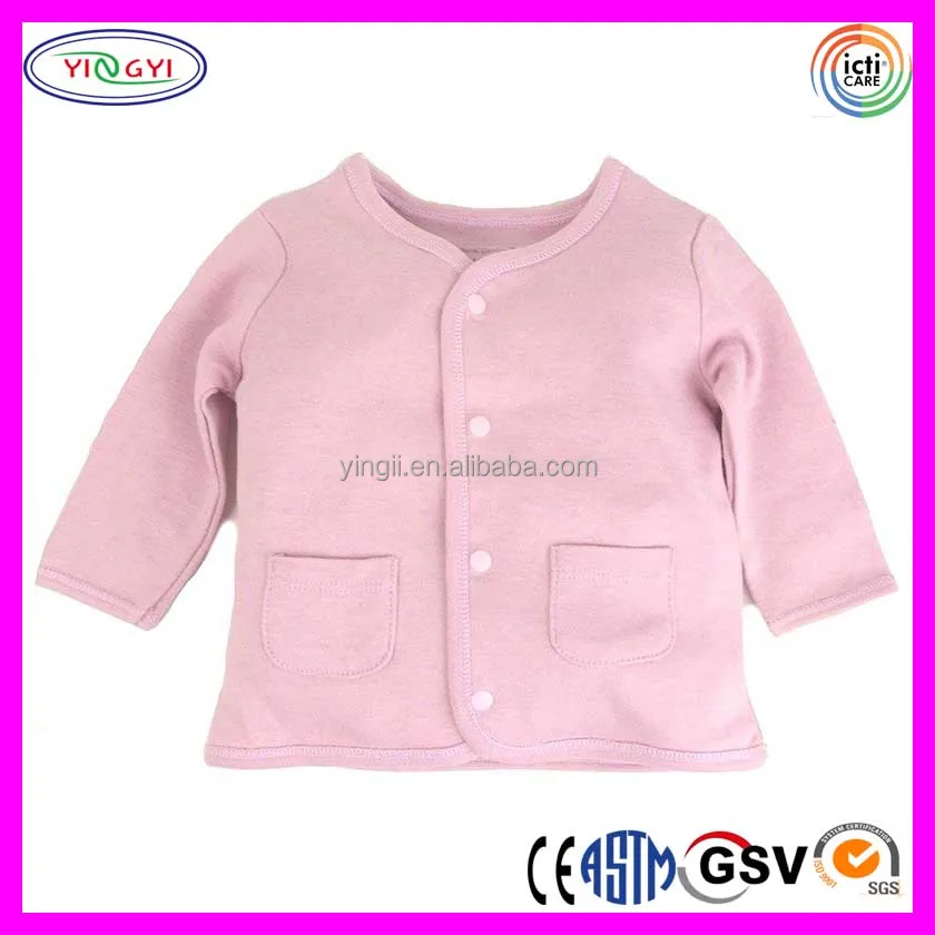 C582 Organic Cotton Unisex Baby Boys Girls Cardigan Sweater All Natural Dye-Free Baby Knit Cardigan