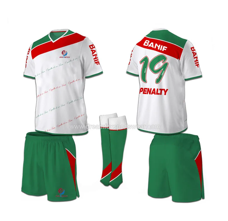 OEM service no limited sublimated thailand national team soccer jersey, jersey football model