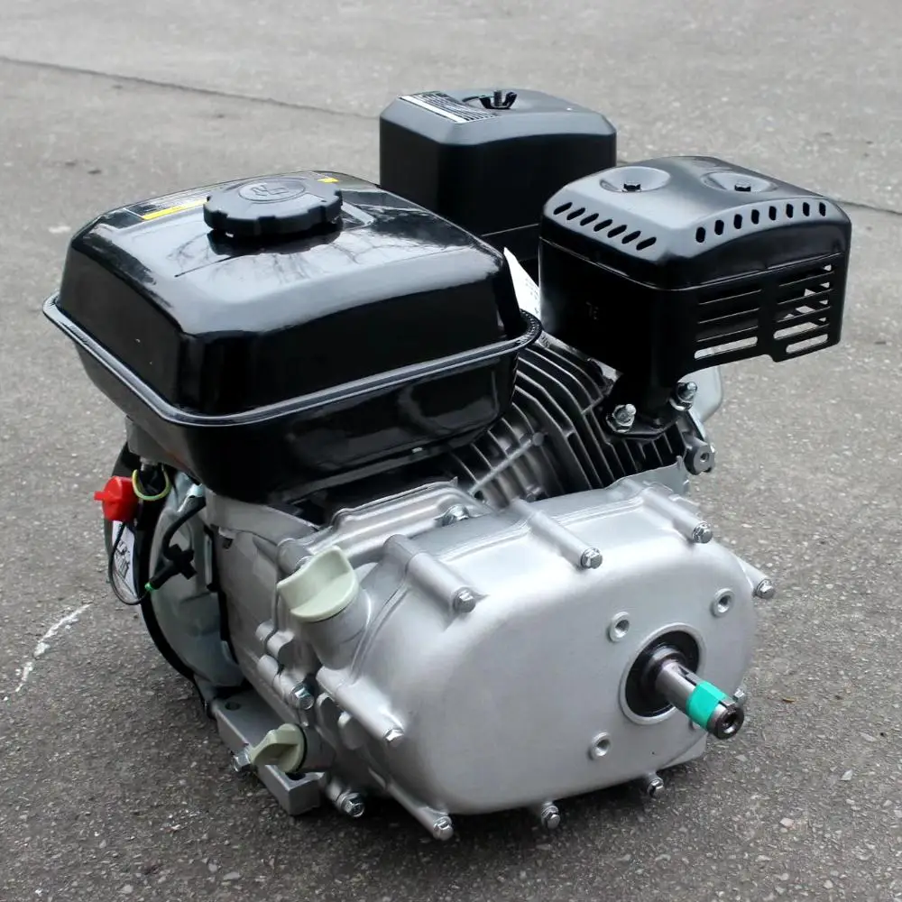 gasoline engine with 1/2 clutch reducer and low temperature starter