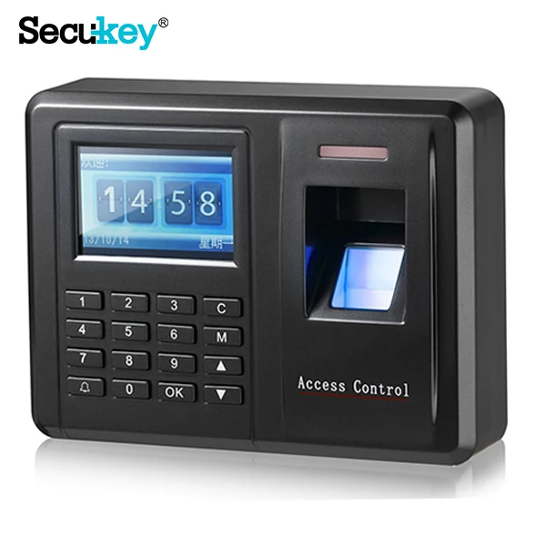 
Secukey F5 TFT Screen Biometric Fingerprint Time Clock & RFID Time Attendance 