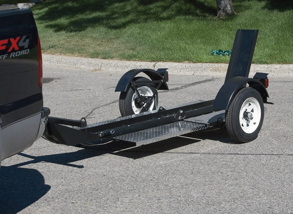 
Small Single-rail Folding Motorcycle Trailer For Sale 