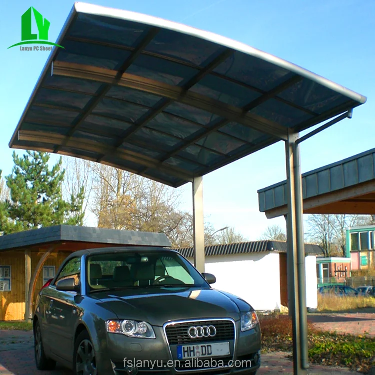 Retractable Double Door Automatic Carport Car Parking Aluminum Metal Carport