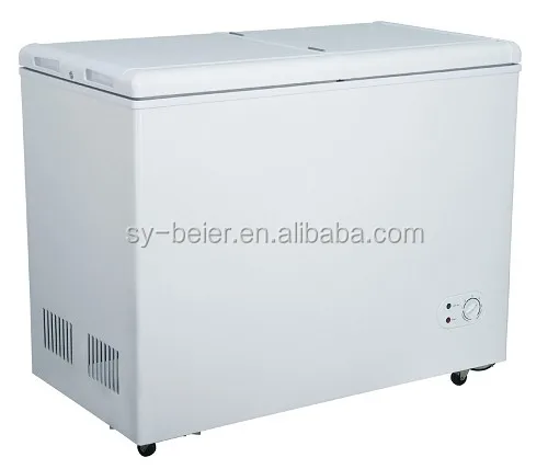 318L DC solar freezer fridge 110-240 ac solar refrigerator freezer