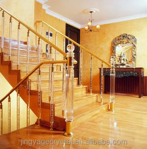
crystal staircase railing 
