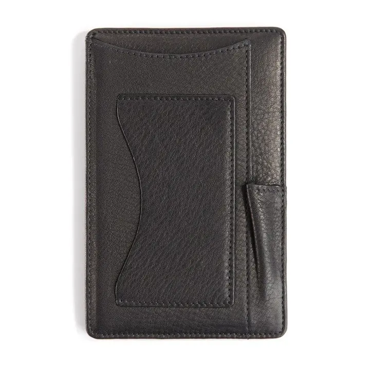 Mini PU leather pocket note memo pad jotter logo customized