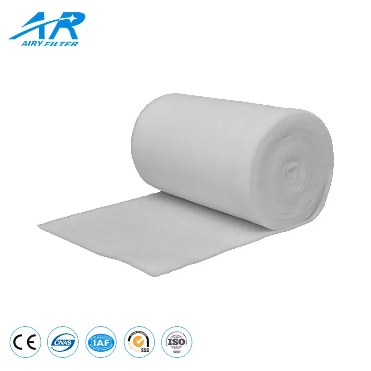 PET Organic Synthetic Fiber Ac Media Filter/ air filter Usage Non Woven Filter Media Types
