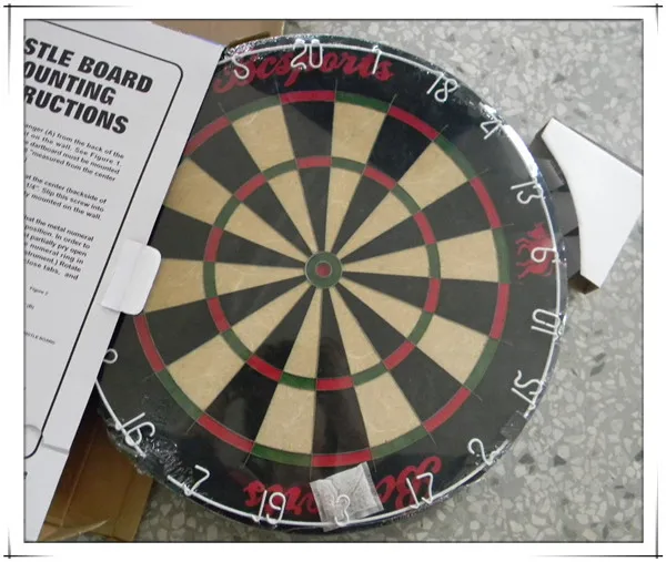 Quality 18inches round wire bristle dartboard, custom logo
