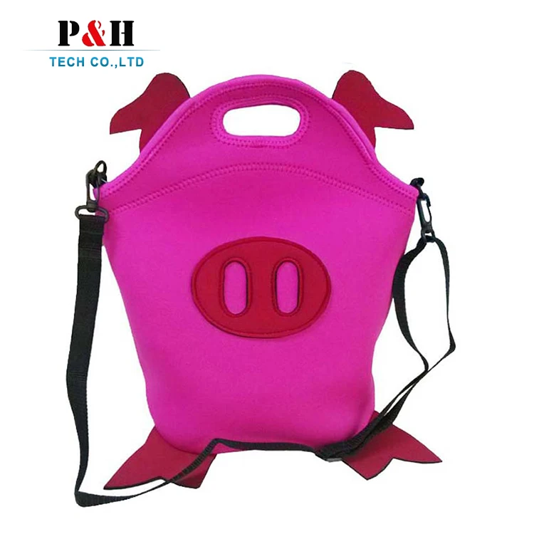Высокое качество цветной фигуры животных неопрена фитнес whole foods обед сумка