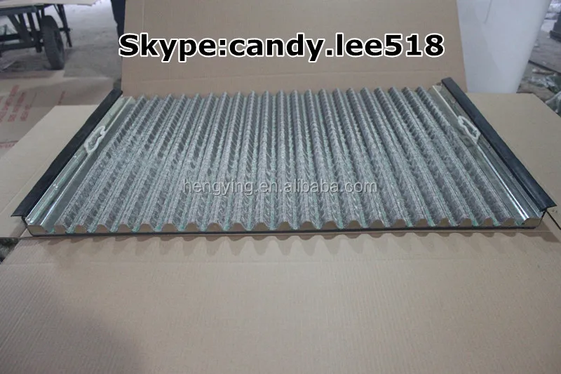 oil vibrating sieving mesh,Mud shaker screen with wave shape