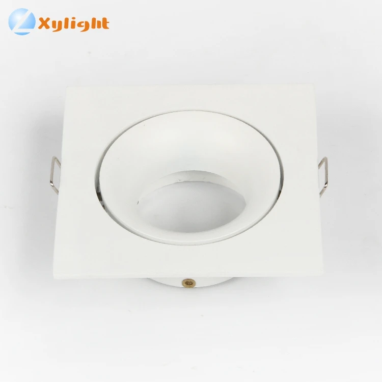 
Ceiling aluminum square 95*95 led recessed home lighting downlight lamp shell MR16 GU10 led lamp housing 