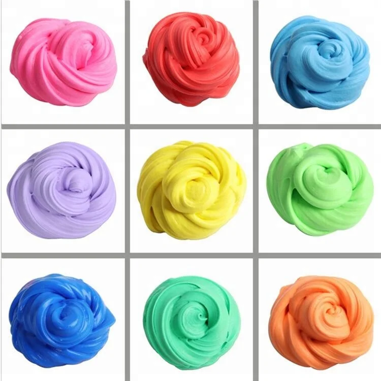 Magnet, Rubber Mud Relieve Stress Relax Magnetic Slime Colorful ECO-friendly Clay Slime Toy for Kids