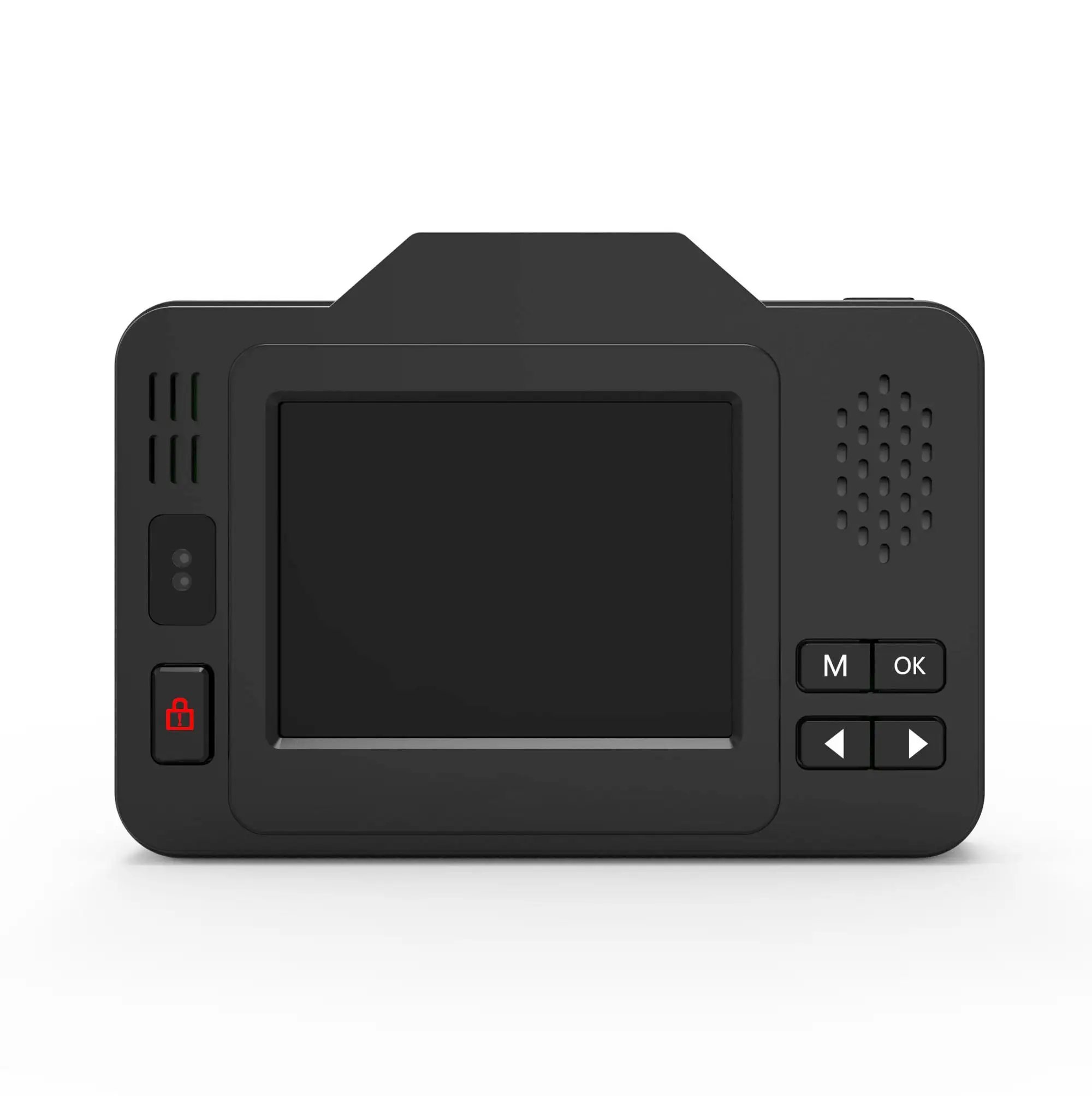 
2.3inch Super HD 1296p Car Camera Video Recorder with gold signature Radar detector 