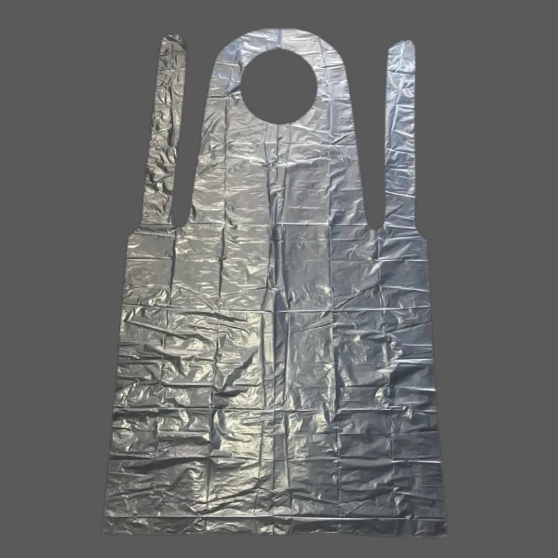 JWPA6019 Wholesale Custom Disposable PE Plastic Chef Apron Household Aprons