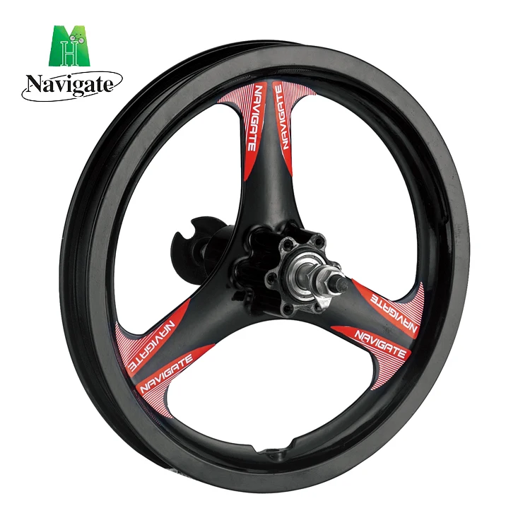 Popular 14 inch magnesium alloy integral bike wheels rim for electric bicycle