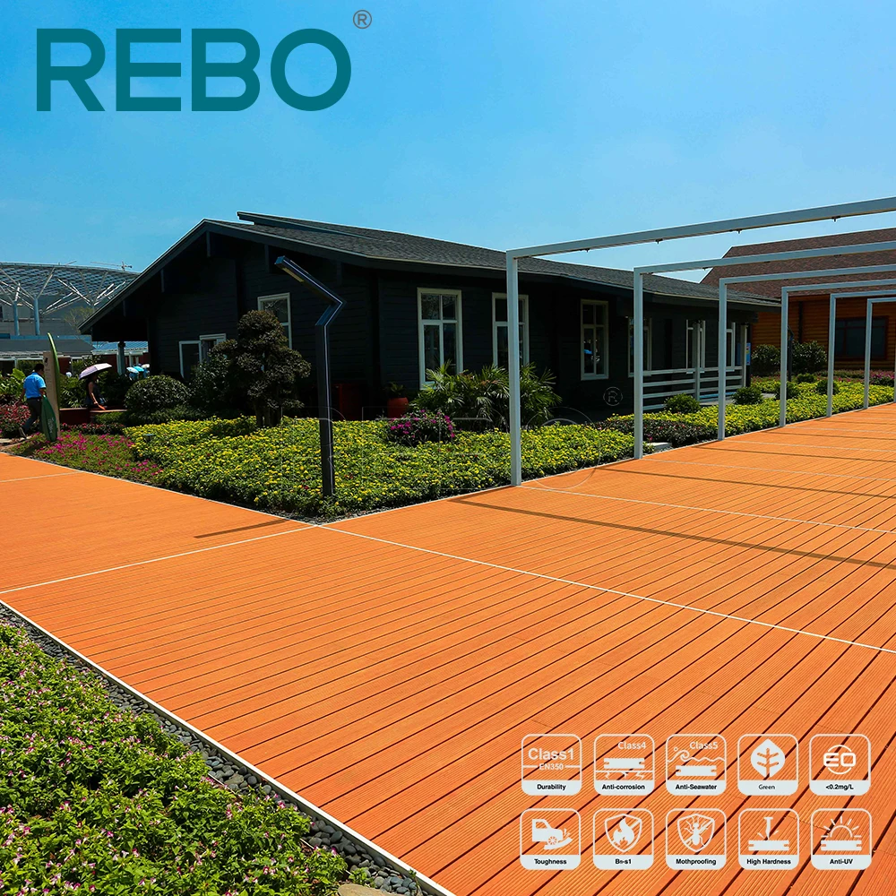 
Wholesale price bamboo outdoor composite decking flooring 