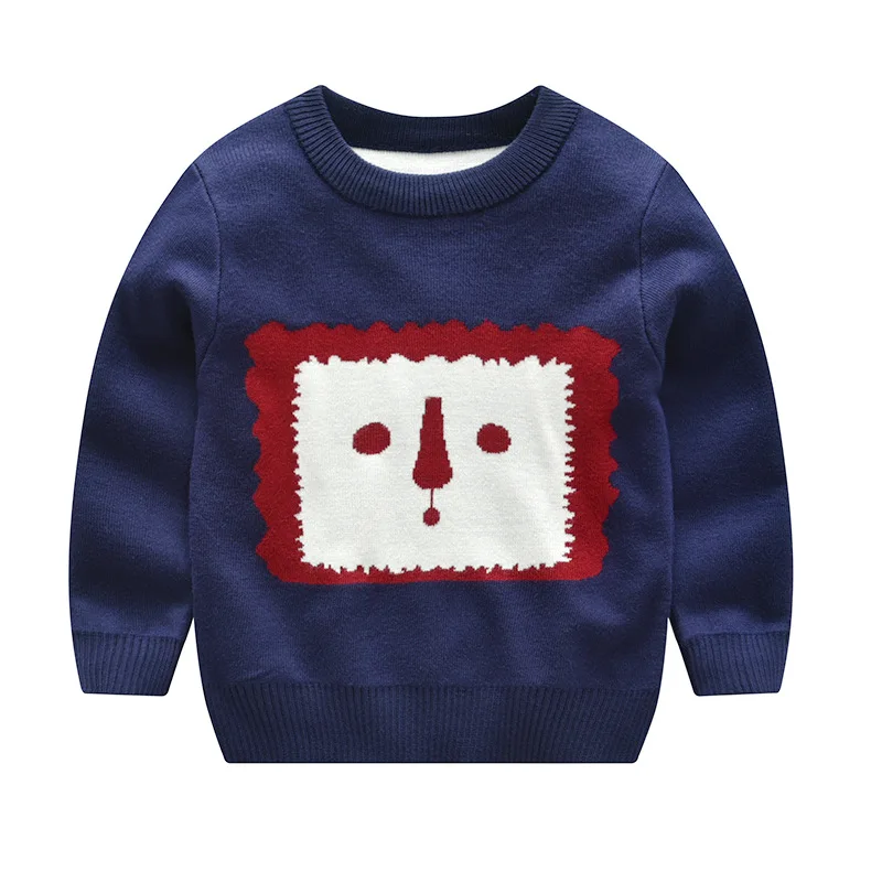 
Children little monsters cartoon kids clothing custom knit baby boys sweater making machine 