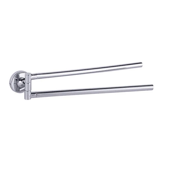 
High Quality Brass Bath Extension Towel Bar Double Towel Bar Chrome 