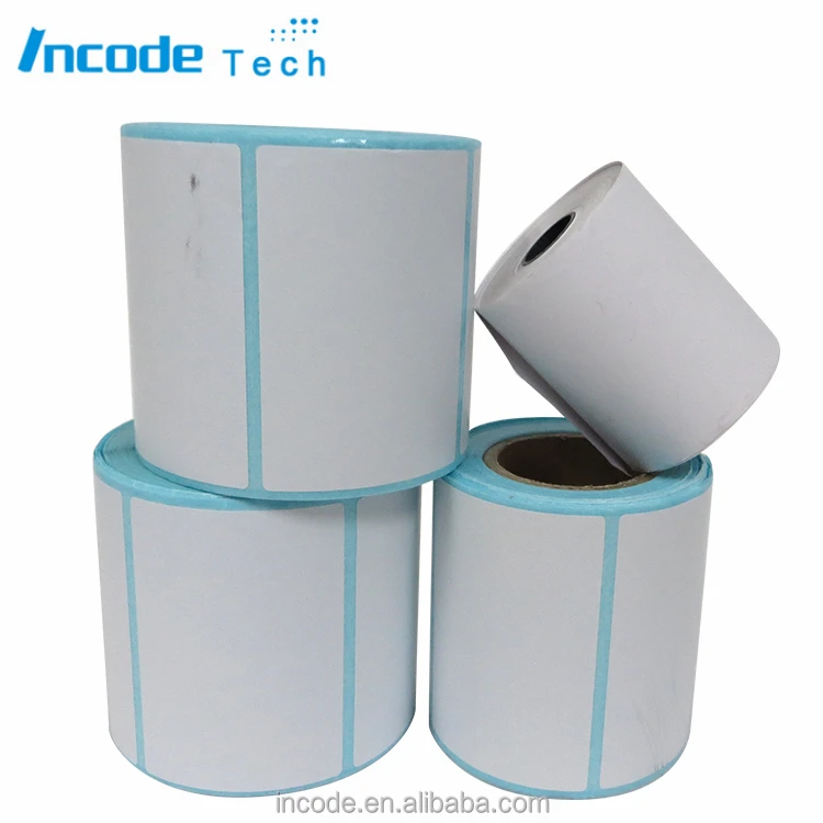 Wholesale Custom Size Bar code Label High Quality Self-adhesive Thermal Sticker Paper