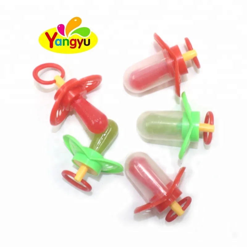Funny New Pack Fruit Baby pacifier stick nipple shape hard toy candy