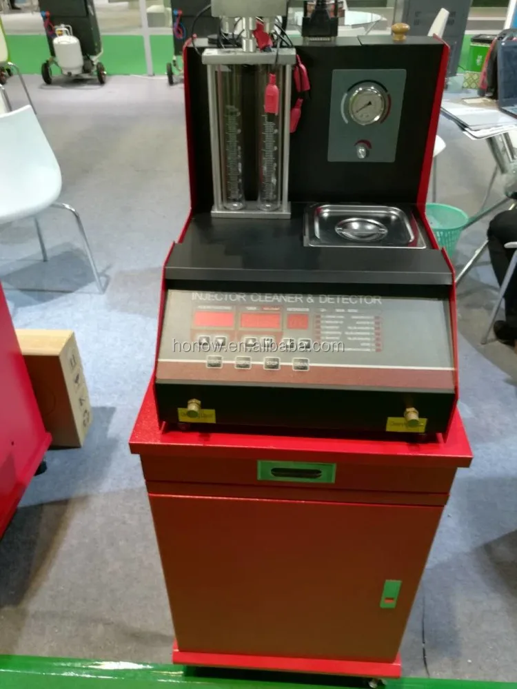 Motorcycle fuel injector diagnostic and clean machine