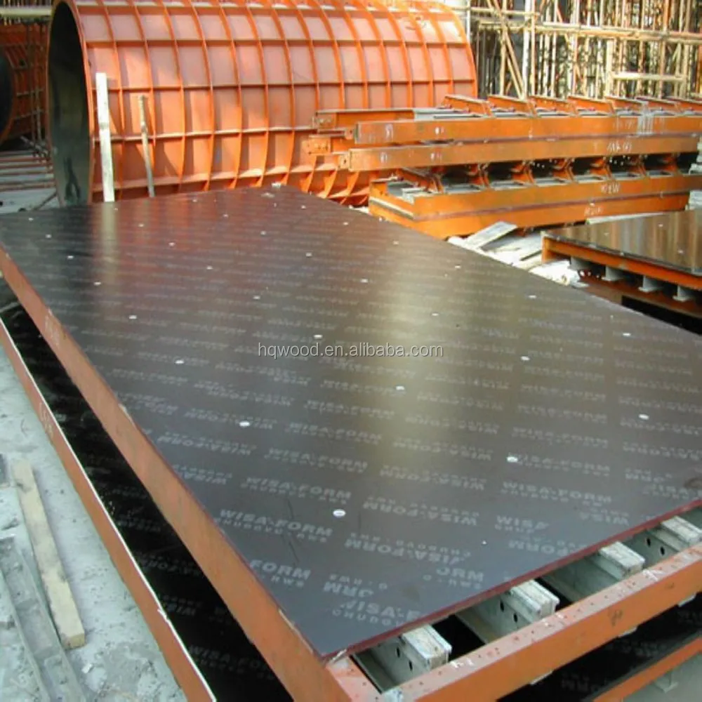 Фанера с коричневым пленочным покрытием, бетонные деревянные настенные панели, строительные материалы для обшивки