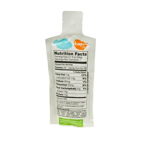 custom shaped pouch shower sauce energy gel packaging